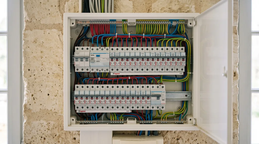 Tableau électrique — contrôle de l'installation intérieure — Électricité à Brest