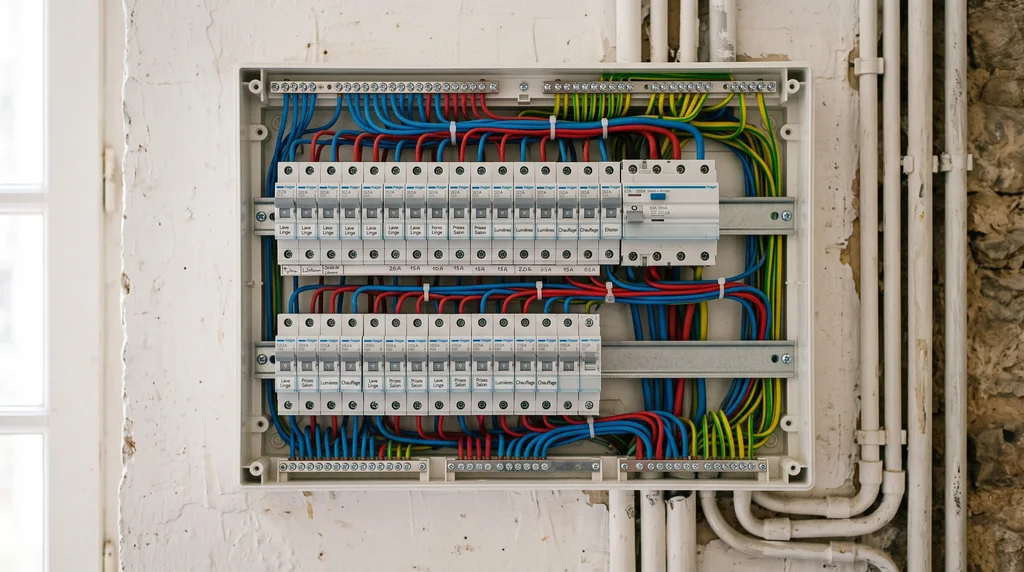 Tableau électrique — contrôle de l'installation intérieure — Électricité à Irvillac